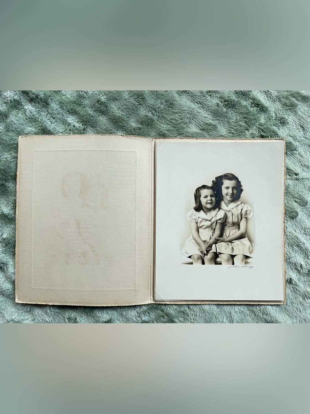Signed Vintage Mid-Century Modern photograph ephemera